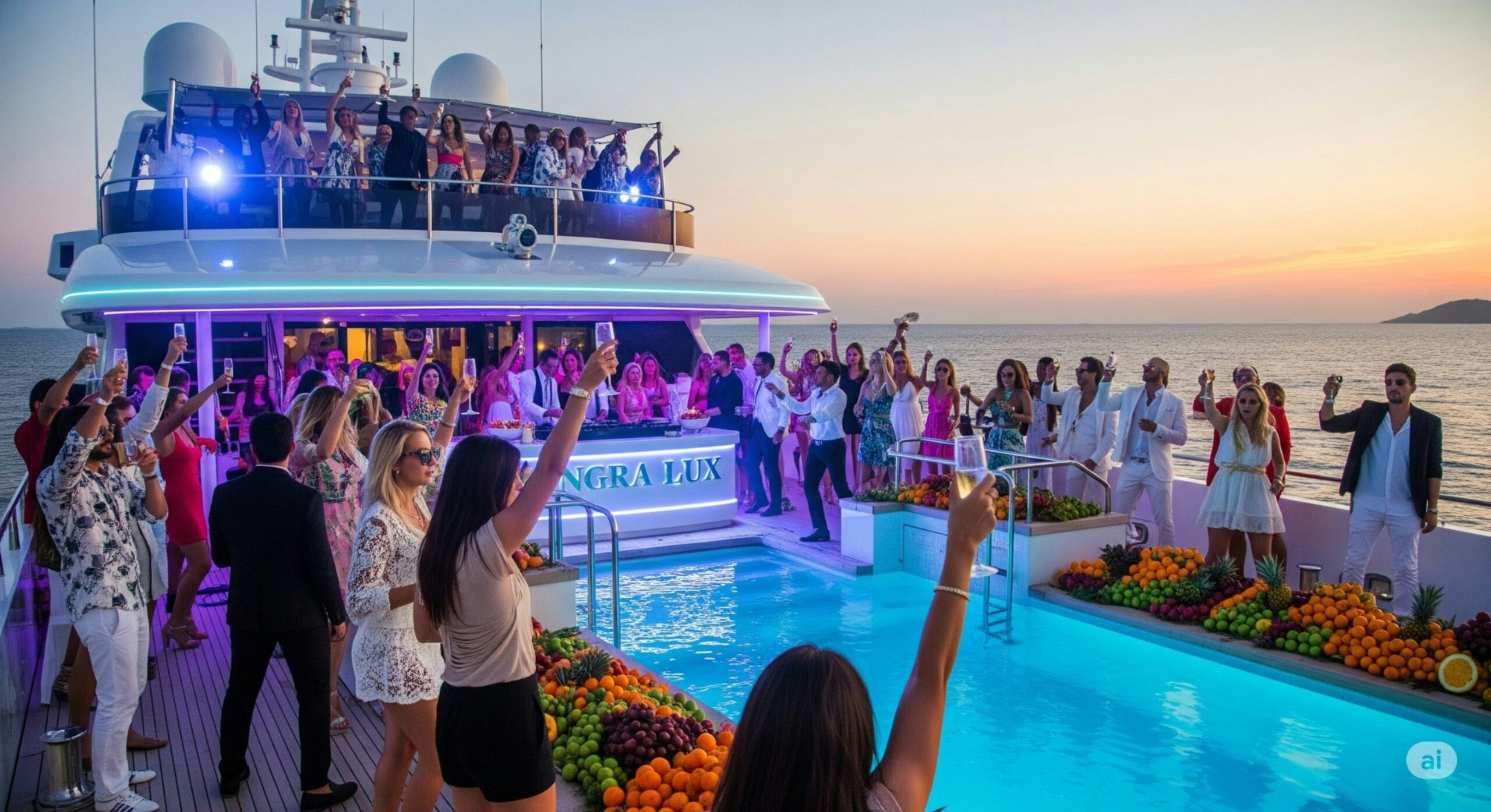 yacht rental events