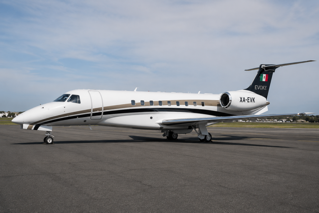 Renta de Avión Privado en Toluca, Monterrey, Guadalajara LEGACY 600 - EVOKE